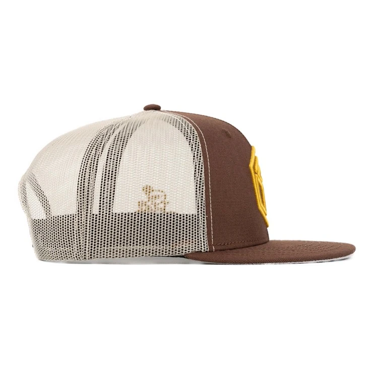 TCAP Custom Mesh 3D Embroidery Men Caps And Hats 6panel Trucker Beach Hat
